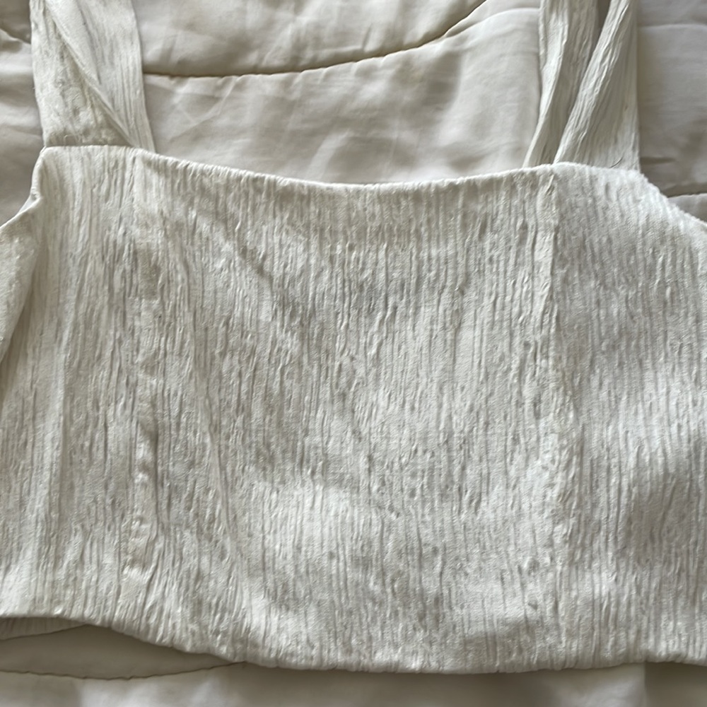 Zara Wrinkled Effect Crop and Skirt Set - Picture 5 of 6
